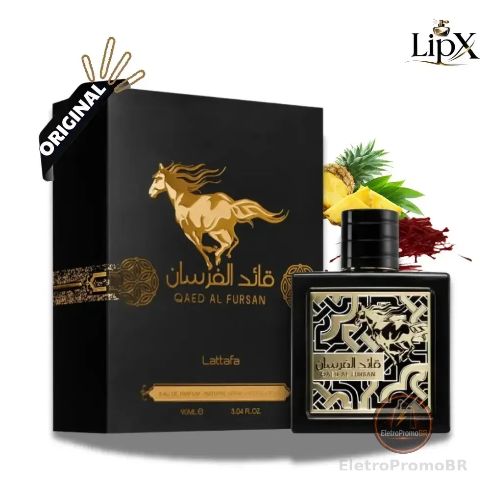 Perfume Árabe Qaed Al Fursan Lattafa Edp 90 Ml
