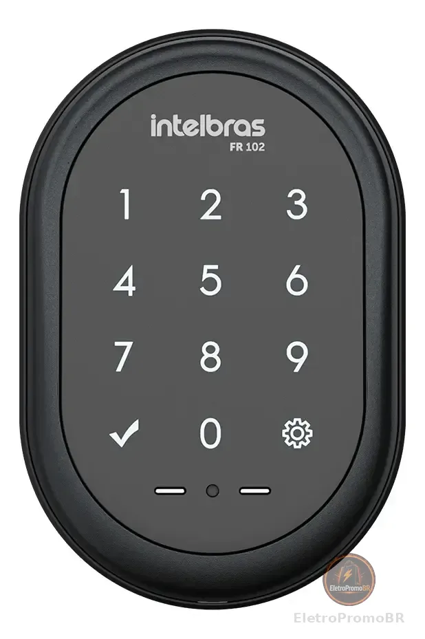 Fechadura Digital De Sobrepor Fr 102 Preto Intelbras