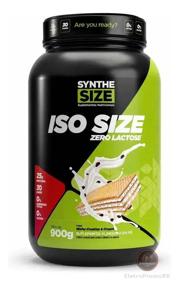 Whey Iso Size Synthesize 900g Wafer Cookies Zero Lactose