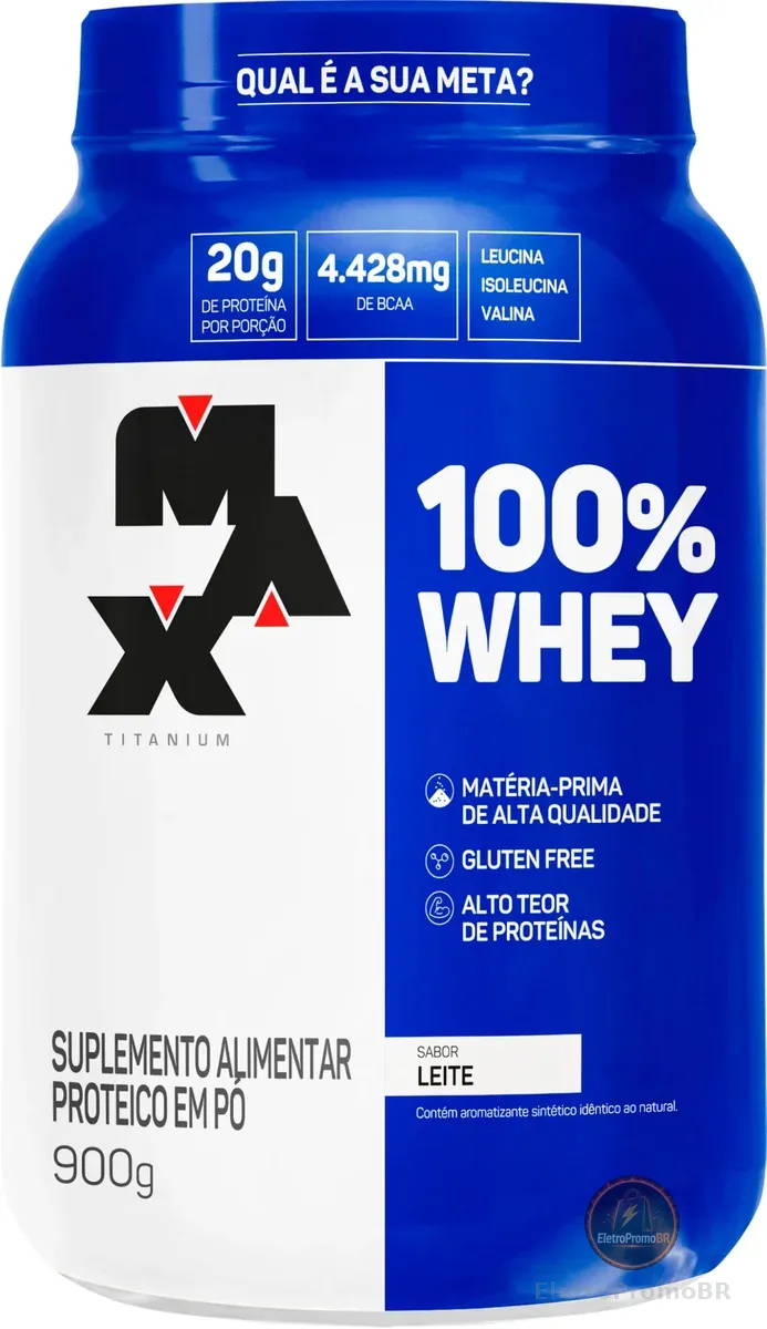100% Whey - Leite (900g)