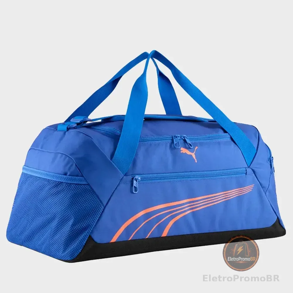 Mala Puma Fundamental Small Sports Azul E Laranja Azul-laranja Único