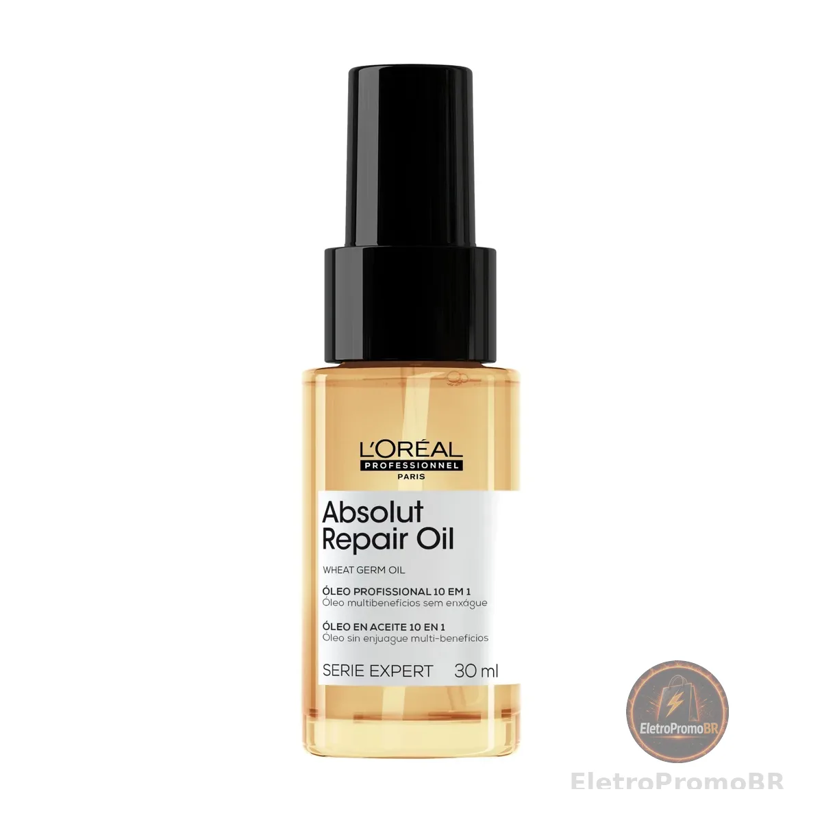 L'Oréal Professionnel Óleo 10 em 1 Absolut Repair | Multi-benefícios para cabelos secos e danificados | Repara e Promove Brilho | Com Gold Quinoa e Proteínas