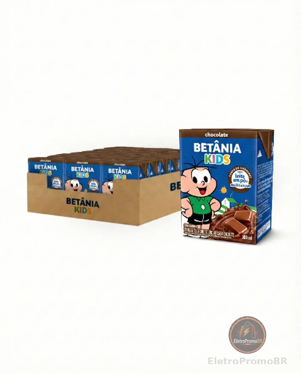 Pack Achocolatado Betânia Kids 200ml - 27 Unidades