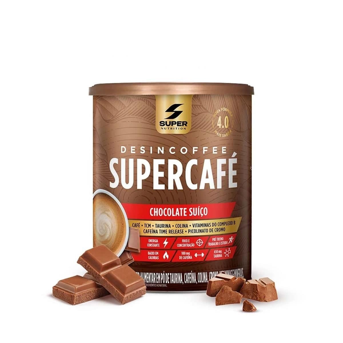 Supercafé Desincoffee (220g), Chocolate Suiço