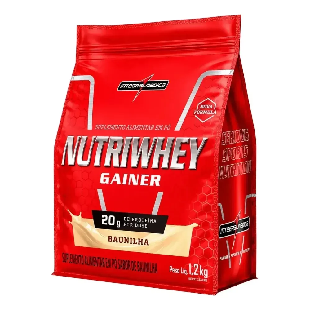 Nutriwhey Gainer Protein 1,2 Kg - Integralmedica Baunilha