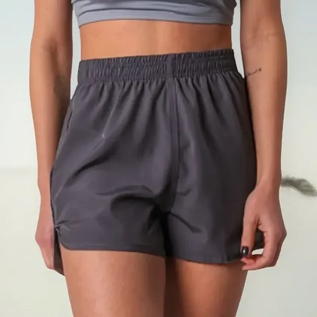 Shorts Feminino Tactel Academia Bermuda Treino Fitness Praia