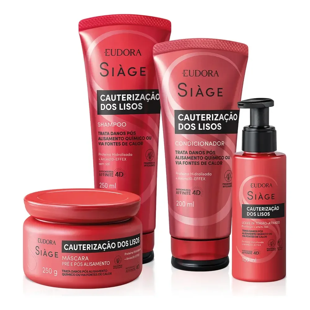Kit Eudora Siàge Cauterização Dos Lisos (4 Itens)