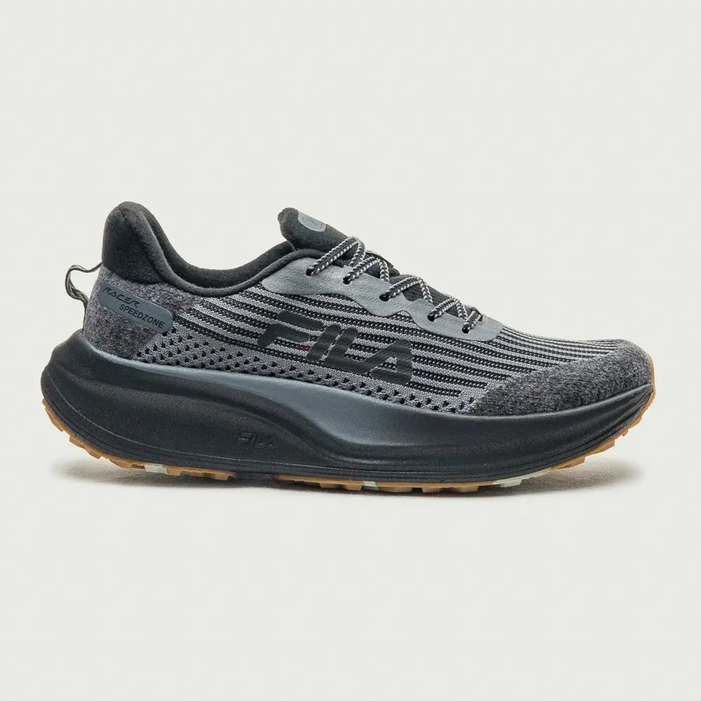 Tênis Feminino Racer Speedzone Tr Fila Grafite/preto Liso 34 Br