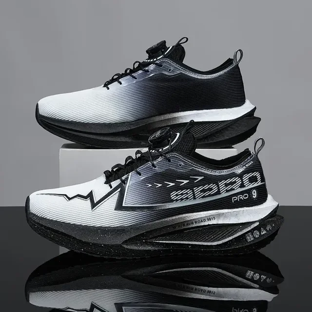 Sapatos Esportivos Embutidos Em Fibra De Carbono, Macios E S