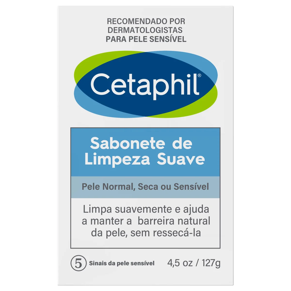 Cetaphil Sabonete Em Barra Limpeza Suave 127g