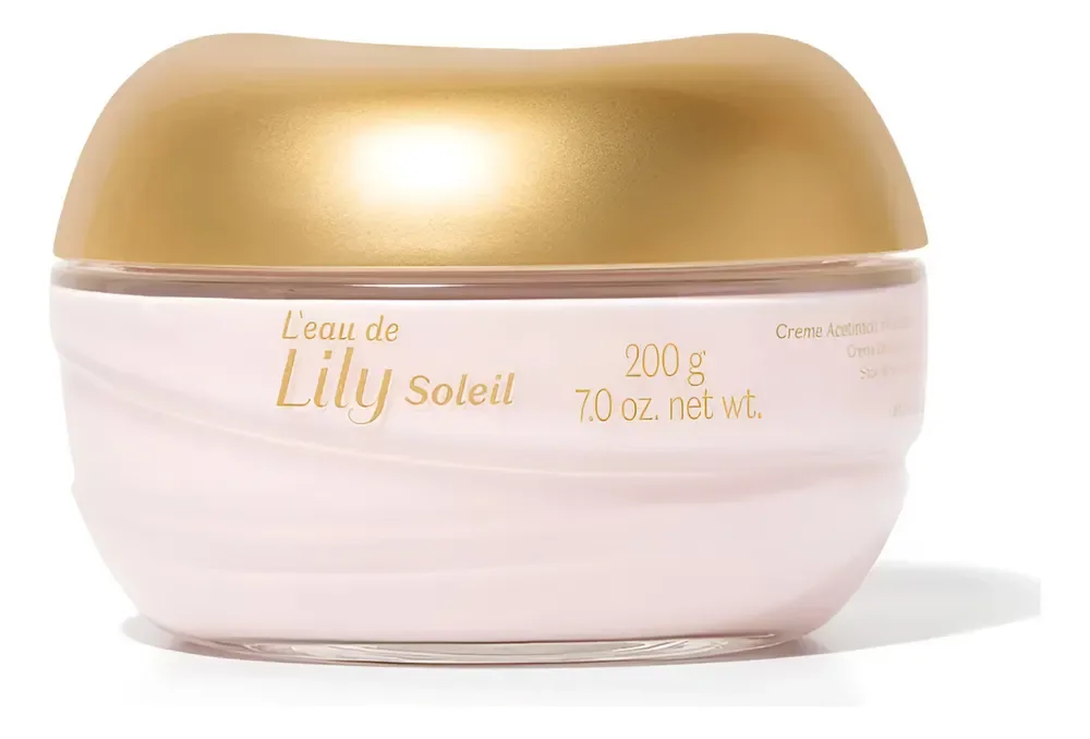 Creme Acetinado L`eau De Lily Soleil Floral 200g