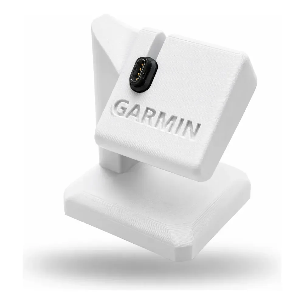 Suporte Base De Carregador De Mesa Para Relógio Garmin Dock Branco