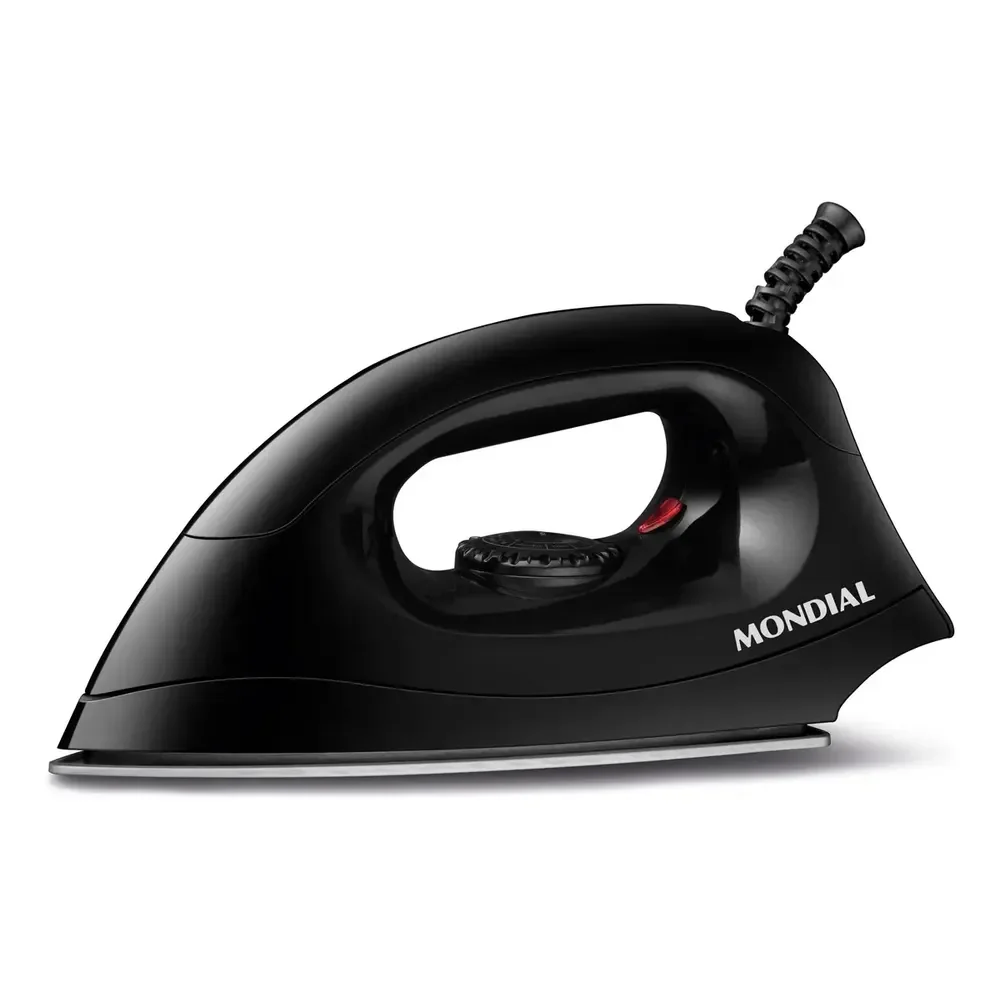 Ferro De Passar A Seco Mondial 1200w - Fsn-55-b Preto 127v