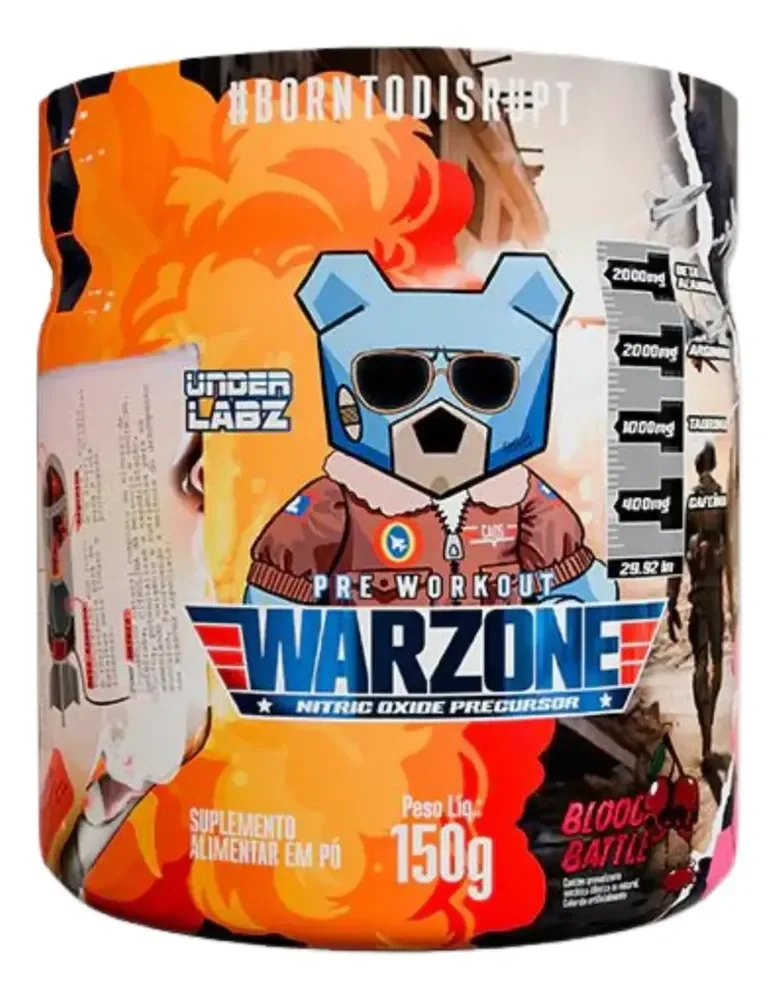 Warzone Pré-treino - 150g Blood Battle - Under Labz
