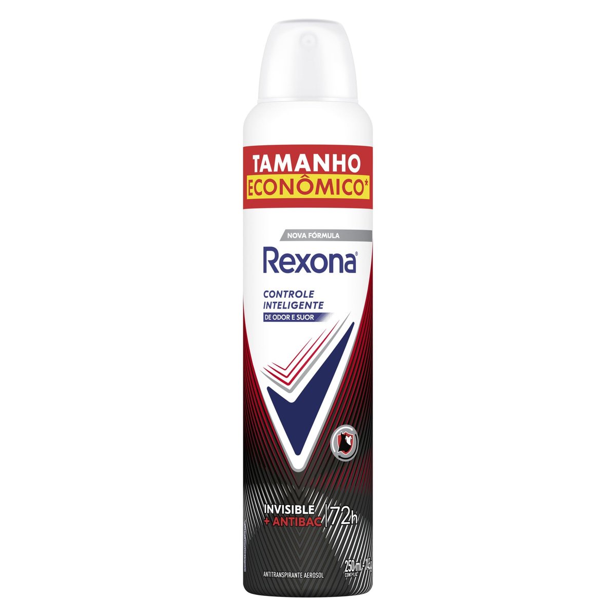 Rexona Antitranspirante Feminino Aerossol Antibacterial e Invisible 250 ML, Leve Mais Pague Menos, Embalagem Pode Variar