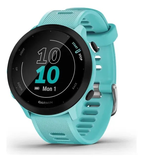 Relógio Garmin Forerunner 55 Azul Azul Lisa Preto