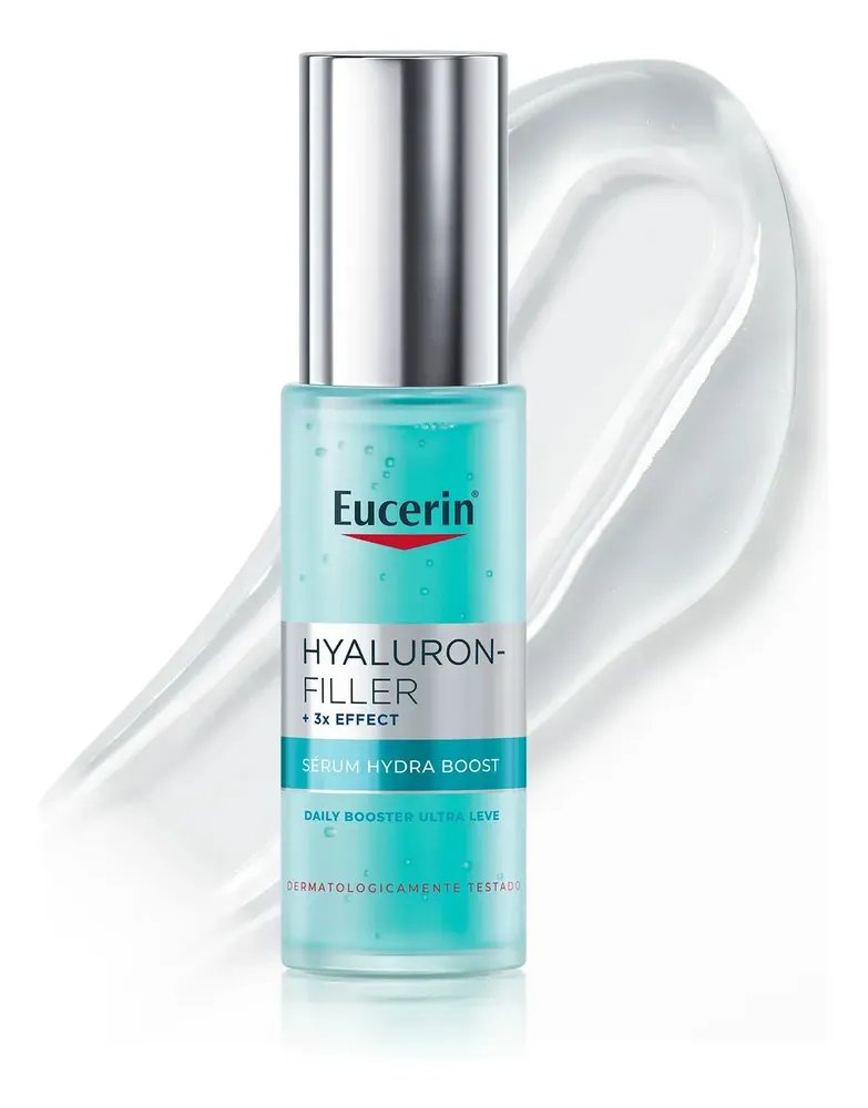 EUCERIN Sérum Facial Daily Booster Ultraleve 30ml, 24h Hidratação, Fortalecedor, Hyaluron-Filler, Ácido Hialurônico, Antirrugas, Hidratante