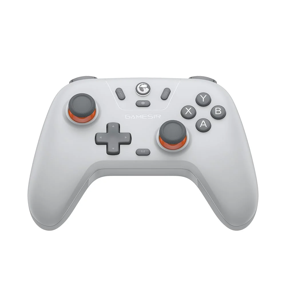 GameSir Nova Lite Controle Bluetooth e Sem Fio 2.4G para PC Windows, Celular Android iPhone, Nintendo Switch e Steam Deck, Gamepad com Hall Effect Anti-Drift, Turbo, Vibração, Dongle USB - Cinza