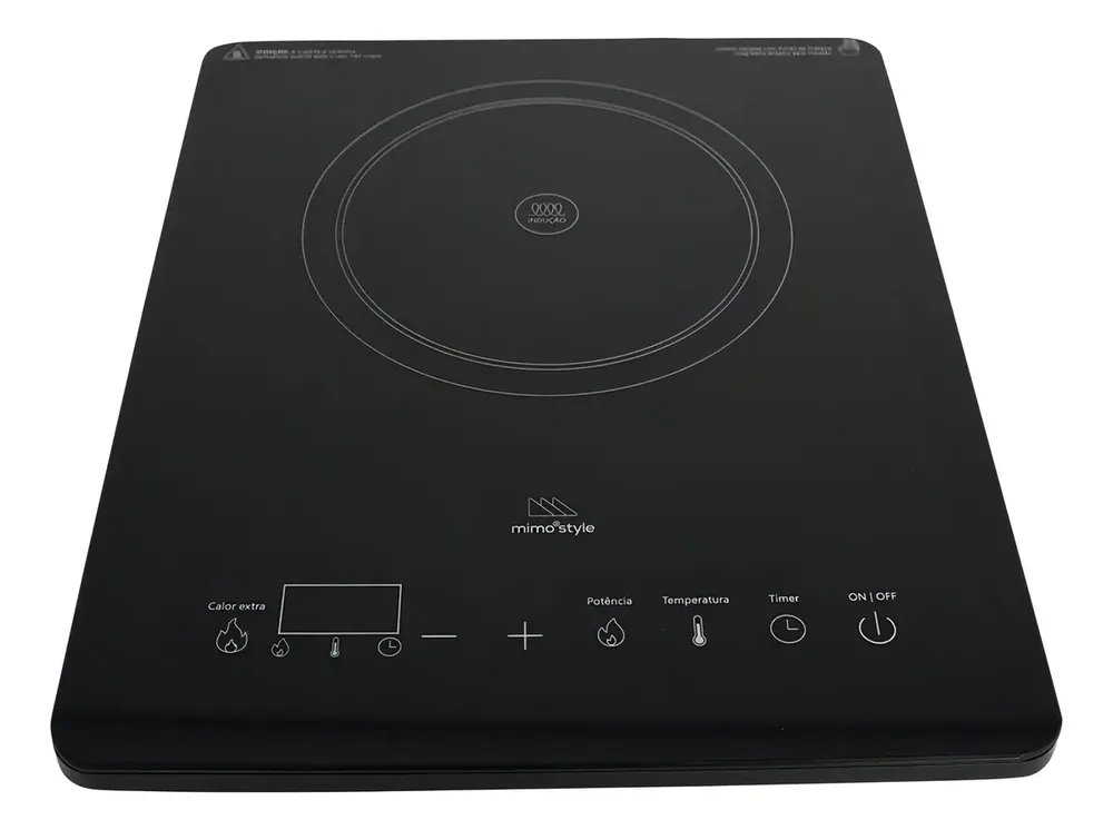 Cooktop De Indução Elétrico Portátil 1 Boca Smart Ci01 Mimo Style