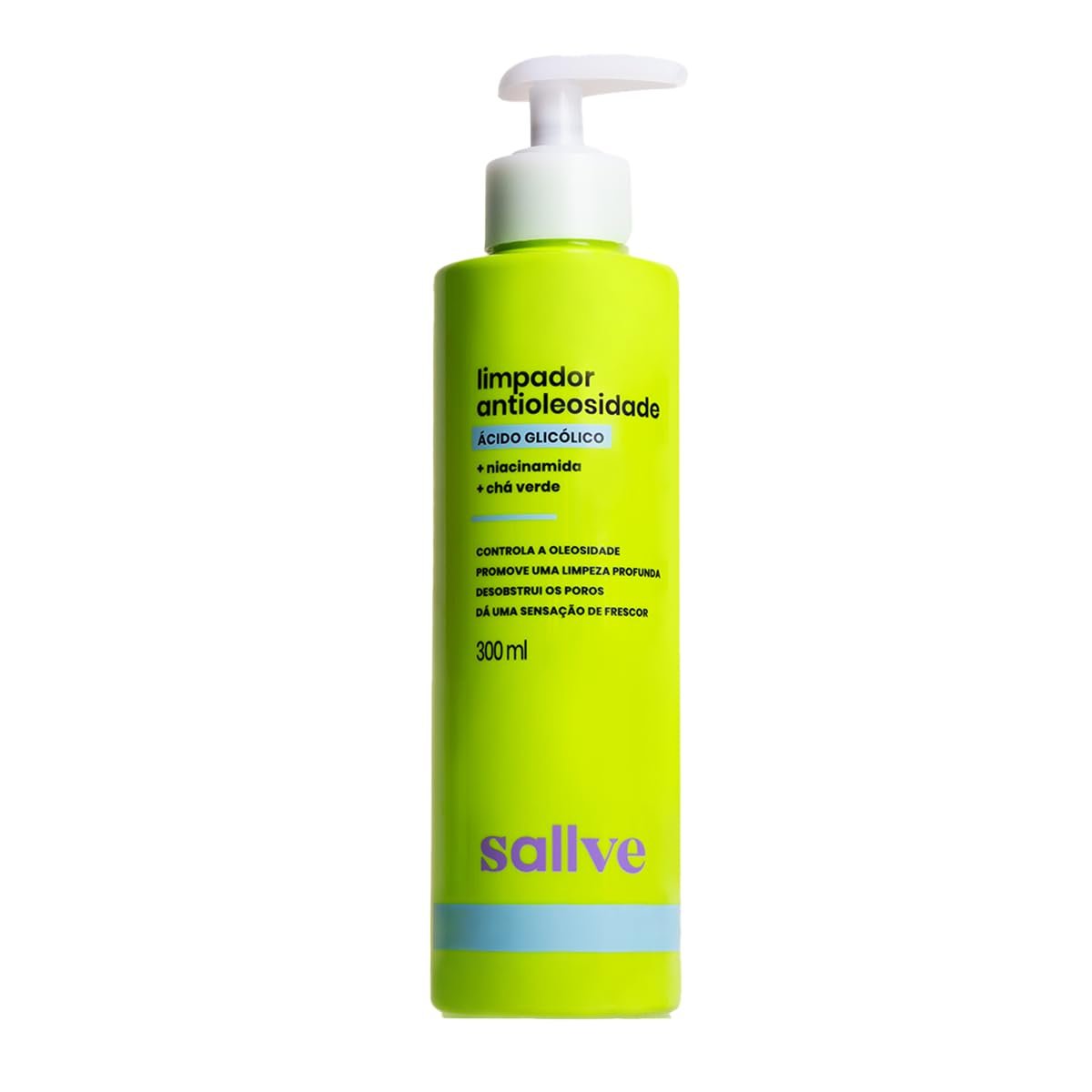 Limpador Antioleosidade 300ml Sallve Niacinamida