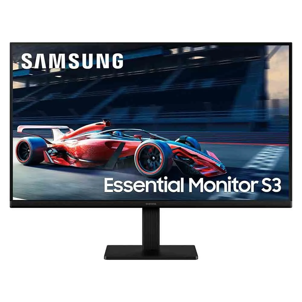 Monitor Gamer Samsung S3 24" FHD, IPS, 100Hz, HDMI e VGA, Preto - LS24D300GALMZD