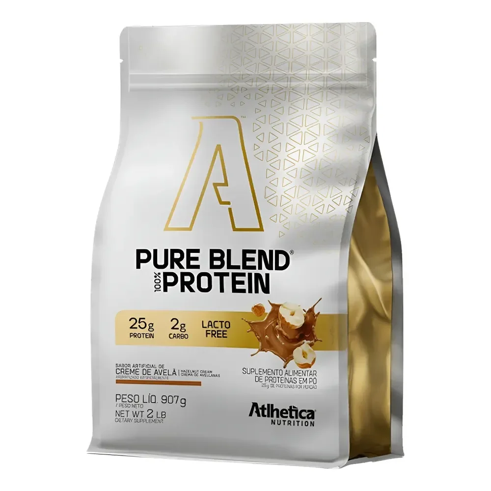 Whey Isolado Blend Zero Lactose Creme Avelã 907g Atlhetica Creme De Avelã