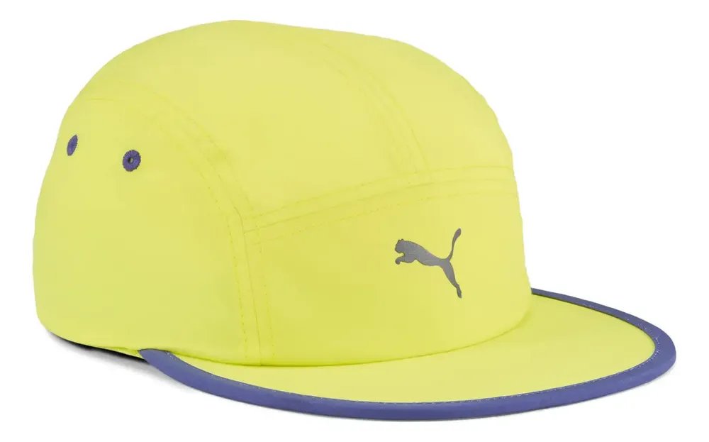 Boné Ess Running 5 Panel Puma Cor Amarelo Tamanho Un