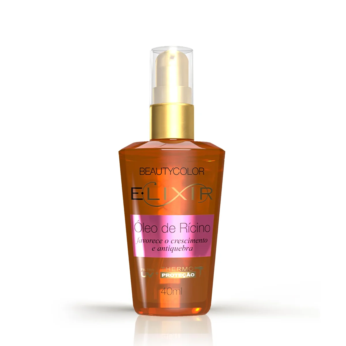 E.lixir Óleo de Rícino - Ação Antiquebra - BEAUTYCOLOR - 40ml