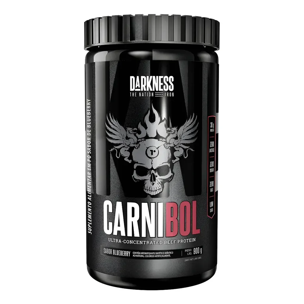 Carnibol Blueberry 900g - Darkness Proteina Isolada Da Carne Blueberry