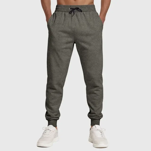 Calça Moletom Academia Masculina Slim Moletom Confortavel