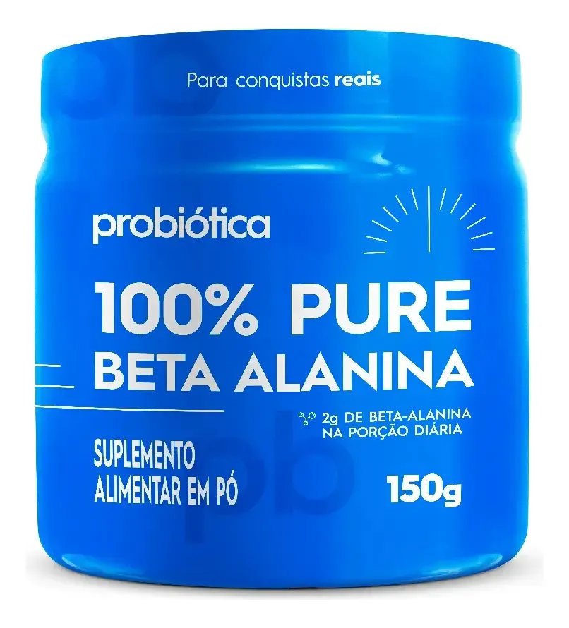 Suplemento Em Pó Probiótica Beta Alanina 100% Pura 150g - Aminoácidos Em Pote De 150ml
