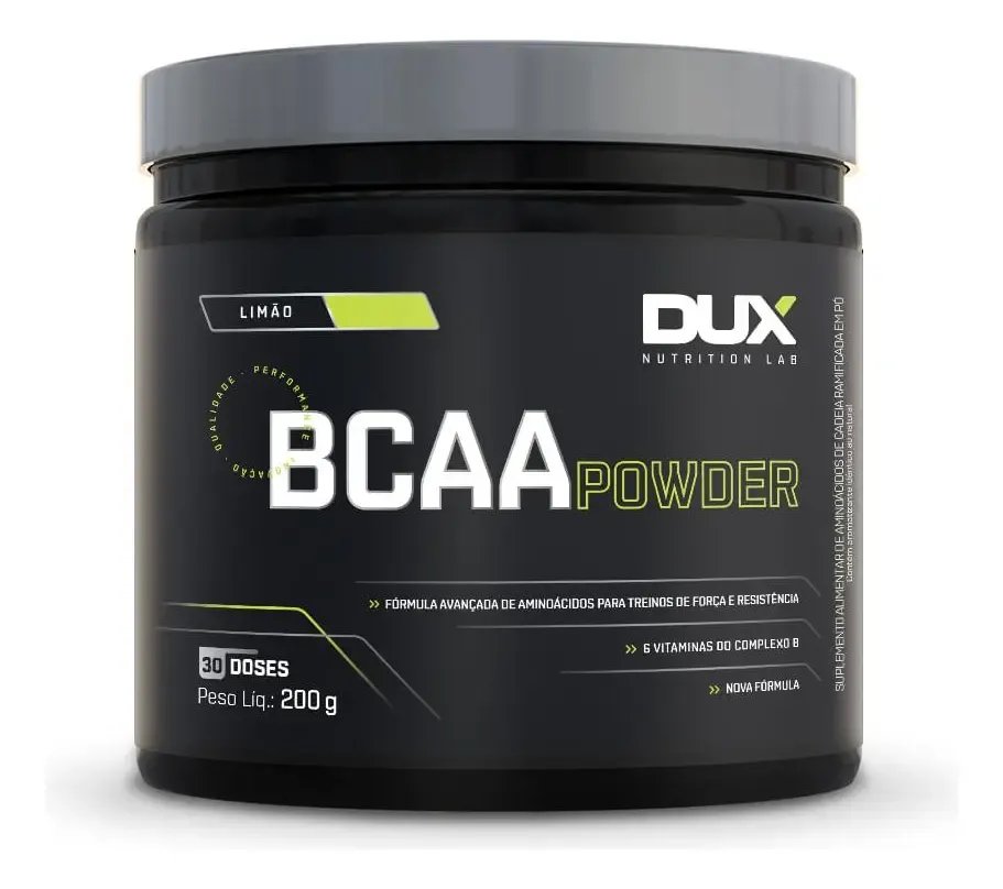 Bcaa Powder Dux Nutrition Pote 200g Sabor Laranja