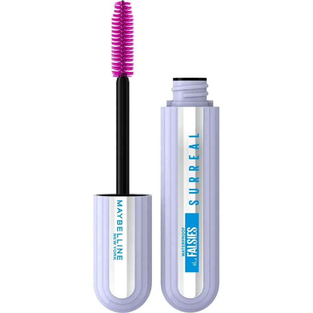 Máscara De Cílios À Prova D'água Efeito 3d Com Mix De Fibras Ultra-longas Aplicador 6 Mil Cerdas Até 24h De Duração Volumizadora E Alongadora Cor Preta The Falsies Surreal Maybelline Ny 10ml Preto
