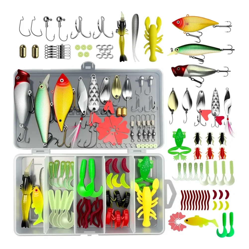 Kit Isca Artificial 78 Unidades Pescaria Tucunaré E Traíra Diversos