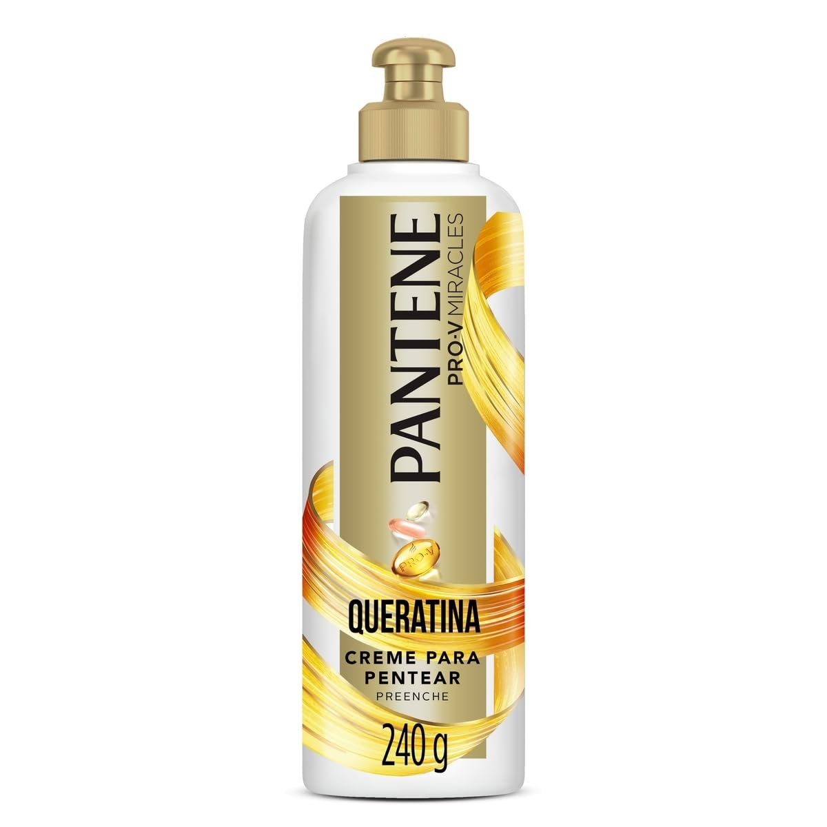 Creme para Pentear Pantene Pro-V Miracles Queratina Preenche & Blinda 240 g