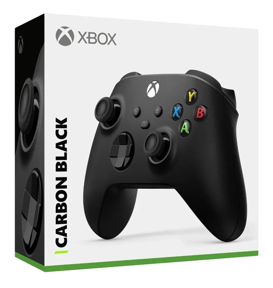 Controle Xbox Series X|s Sem Fio Carbon Black Original Carbon Black