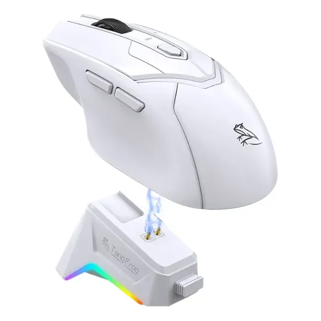 Mouse Gamer Sem Fio T8 1000 Hz White