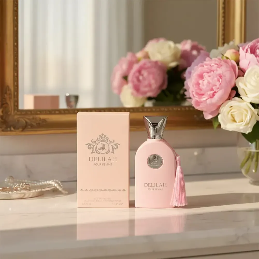 Perfume Árabe Delilah Maison Alhambra Eau De Parfum 100 Ml color rosa