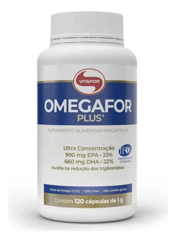 Omegafor Plus 120 Cápsulas Ômega 3 Vitafor