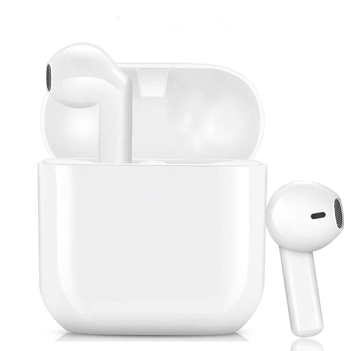 Fones de ouvido Bluetooth, sem fio, graves profundos, estéreo, 24h, ciclo, de reprodução intra-auricular, sem fio, à prova de suor, fones de ouvido esportivos com microfone embutido