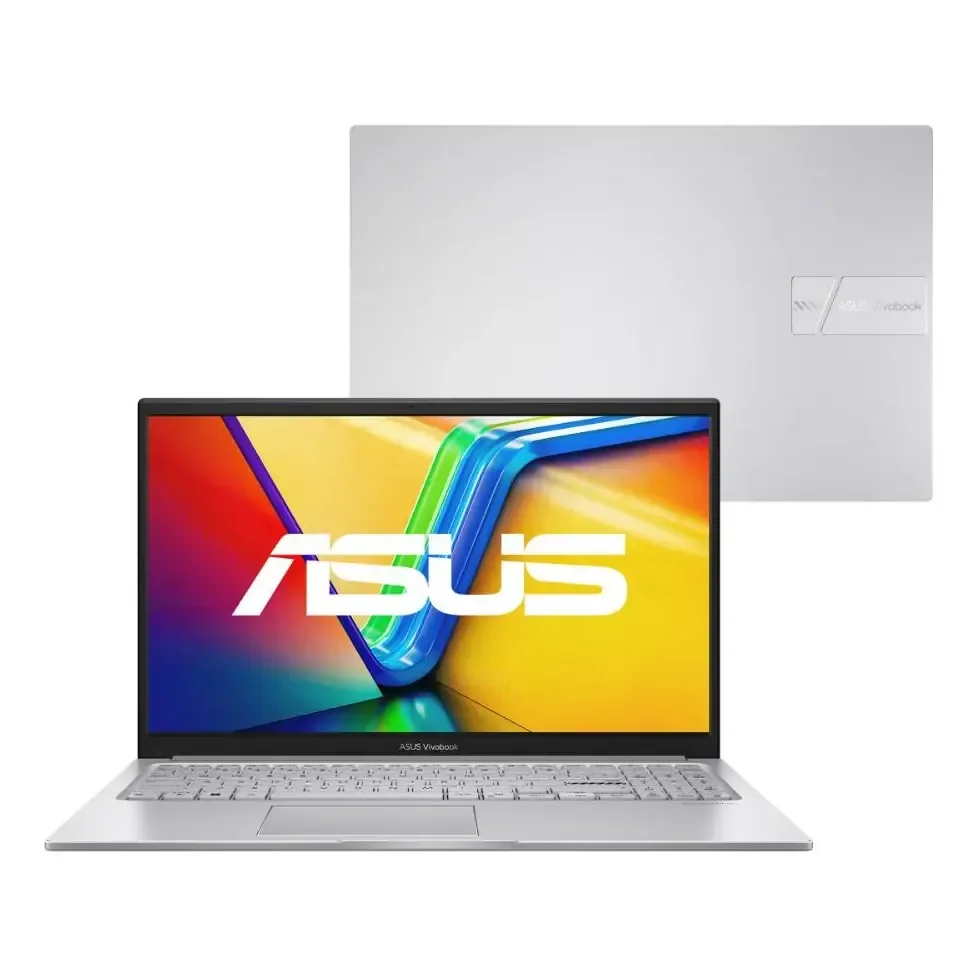 Notebook Asus Vivobook 15 X1504va Intel Core I5 1334u 8gb Ram 512gb Ssd Linux Keepos Intel Iris Xe Tela 15,6 Led Fhd Silver - Nj1741