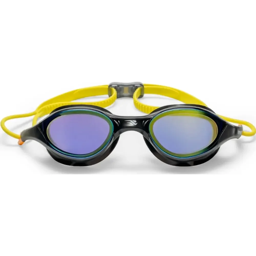 Oculos Natacao Tryde Espelhado Aguas Abertas Triathlon Amarelo