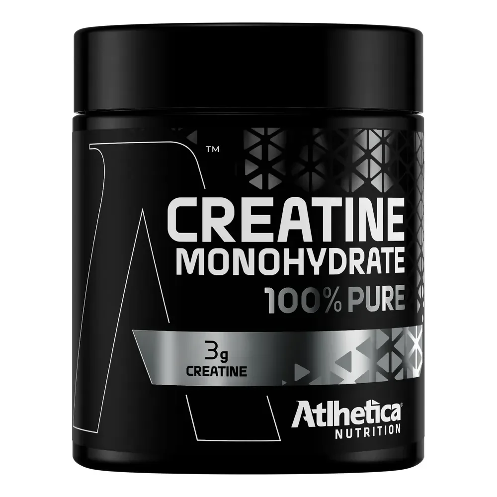 Creatina 100% Pura 300g Em Pó ( 100 Doses ) Atlhetica Natural