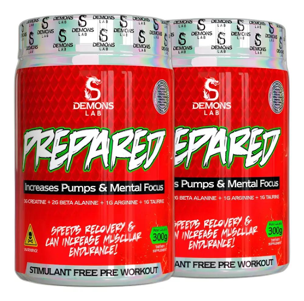 Kit 2x Pre Treino Prepared 300g Exotic Fruit - Demons Lab Exotic Fruit