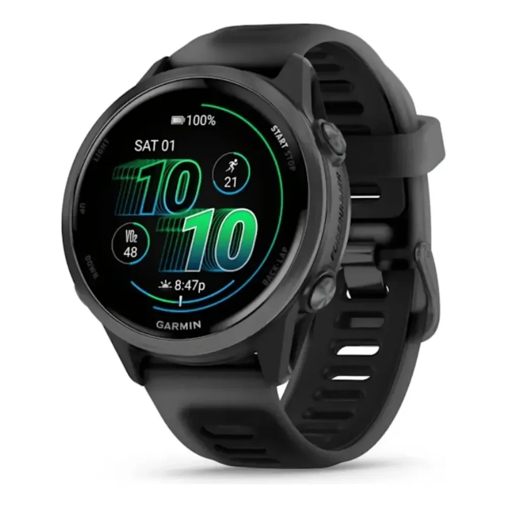 Relógio Garmin Forerunner 570 Com Gps/monitor Cardíaco 42mm Preto Pp/p