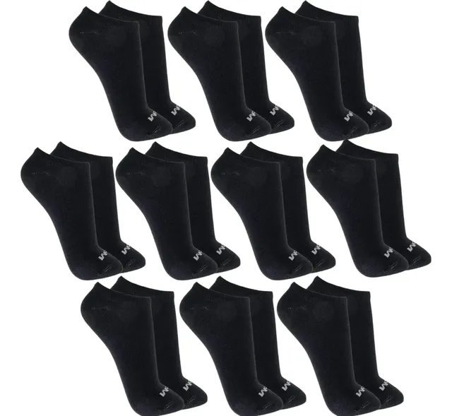 Kit 10 Pares Meias Mash Invisível Esportiva Algodão Original