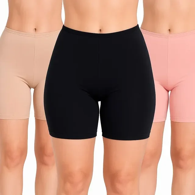 Kit 3 Short Anagua Segunda Pele Para Usar Vestidos 3 Cores