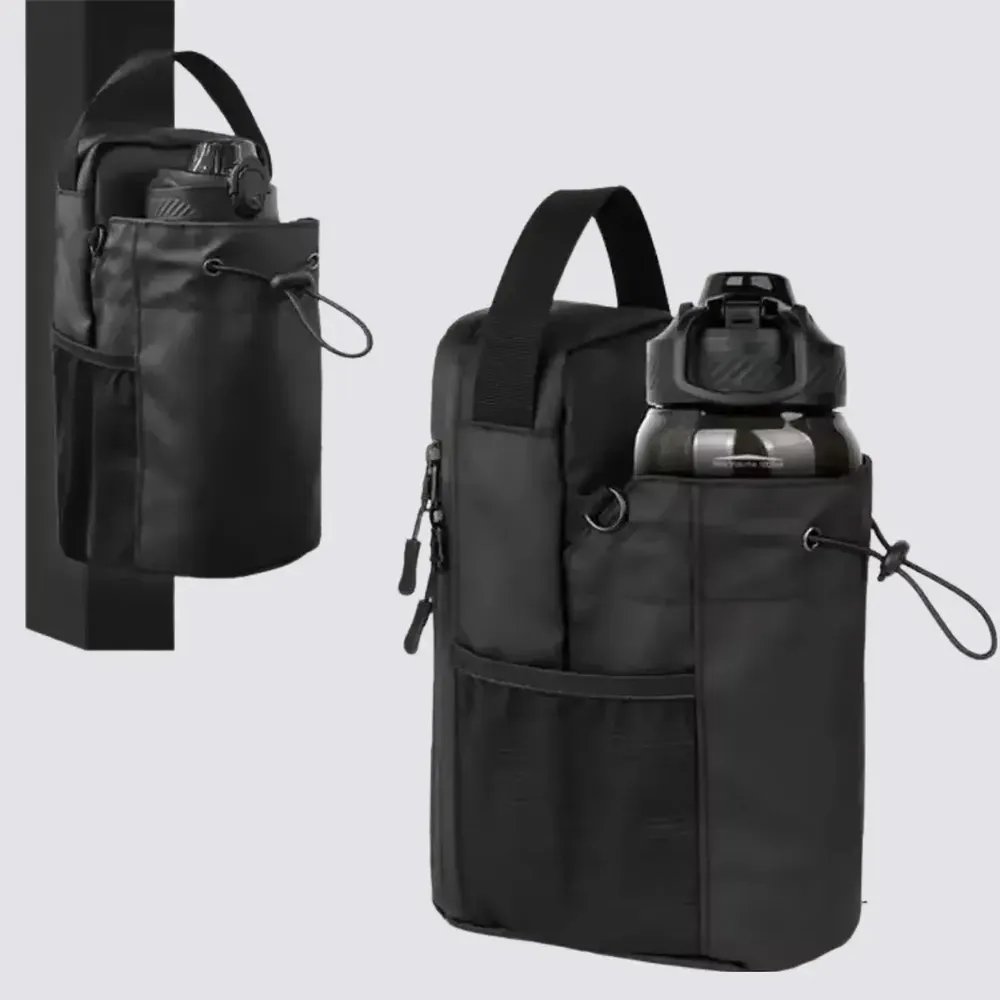 Bag Magnética Para Garrafas Bolsa De Academia Cor Preta Liso