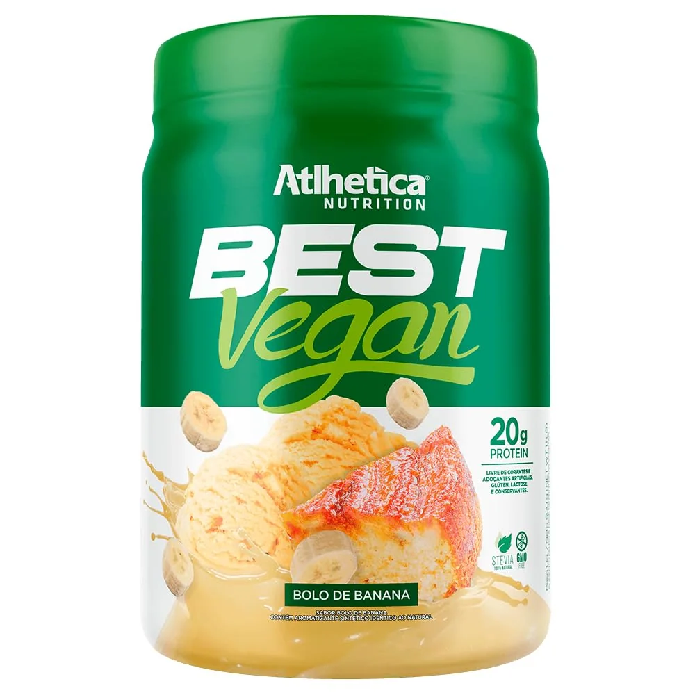 Best Vegan (500g) - Sabor Bolo de Banana, Atlhetica Nutrition