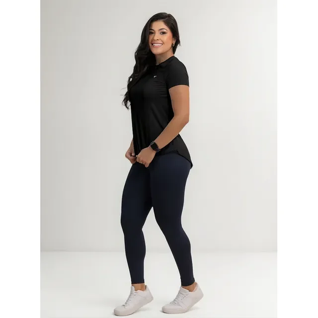 Camisetas Feminina Tapa Bumbum Proteção Uv Academia Treino